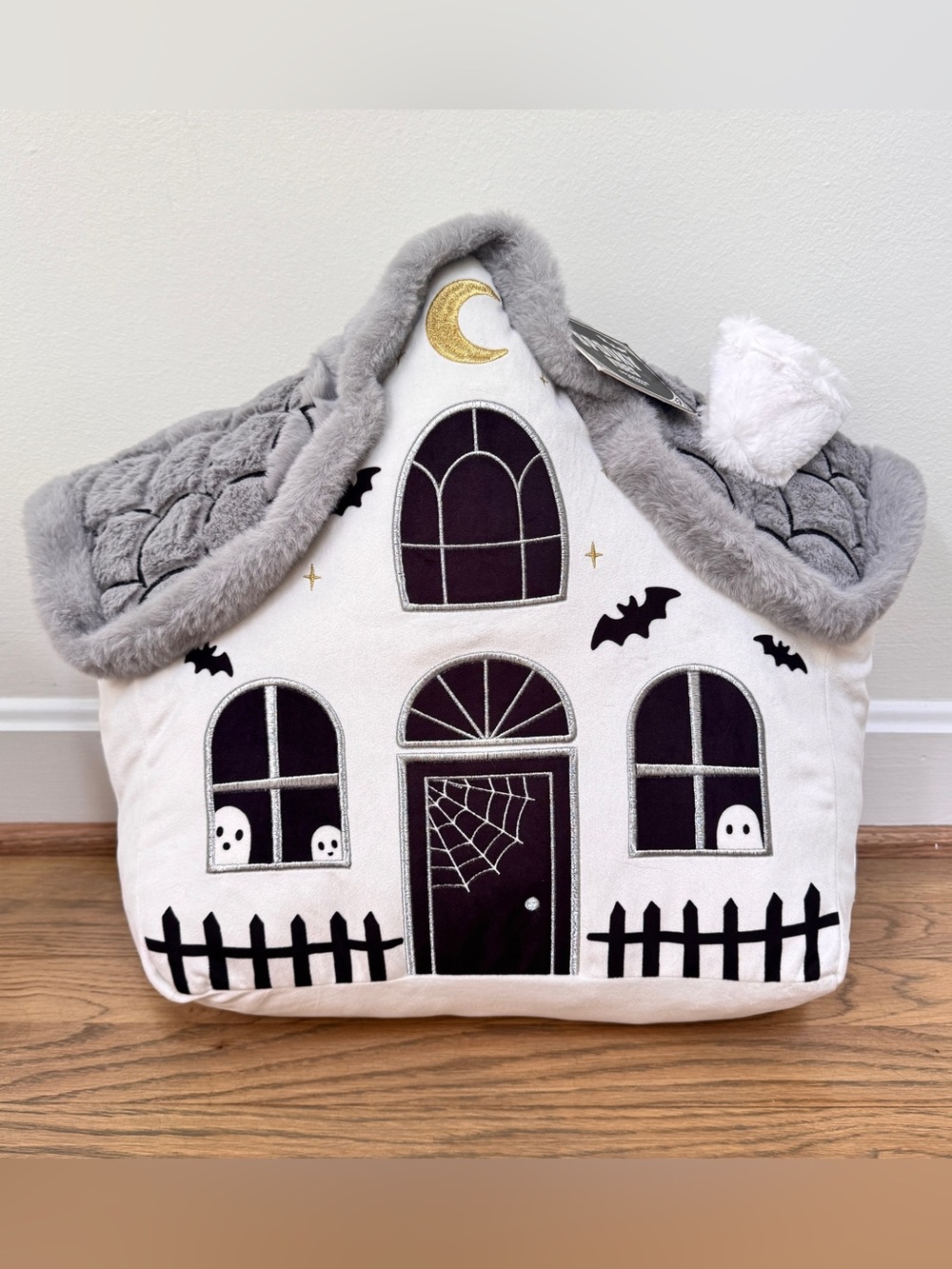 NEW Spooky Vibes Haunted House Halloween Pillow